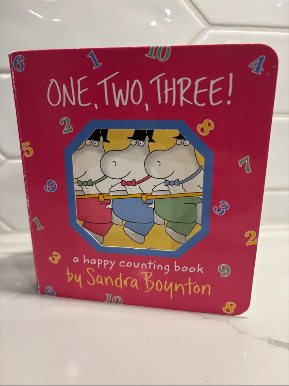 One, Two, Three! by Sandra Boynton - Pink Children's Counting Board Book